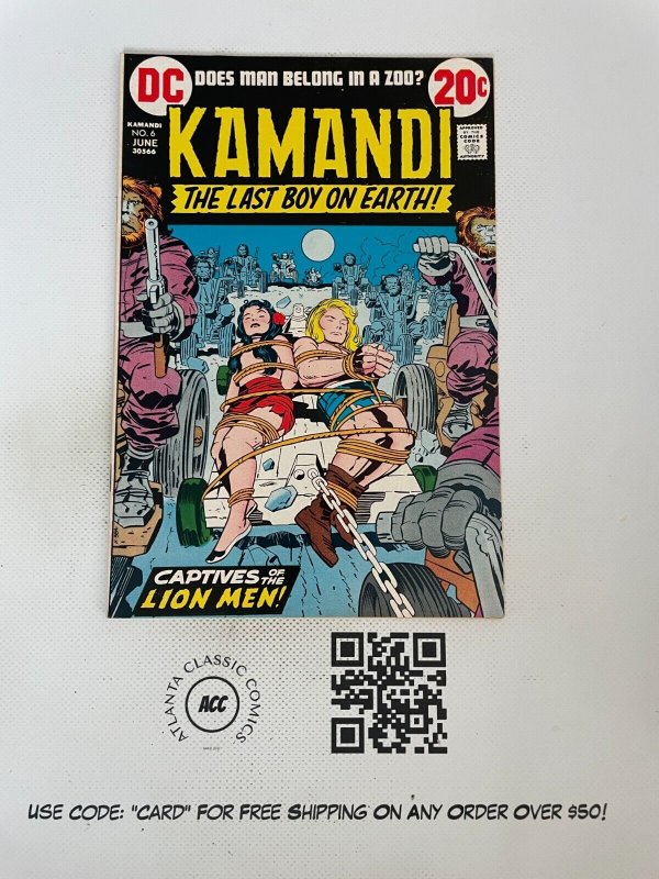 Kamandi # 6 VF-NM DC Comic Book Bronze Age Jack Kirby Series Art 17 SM12