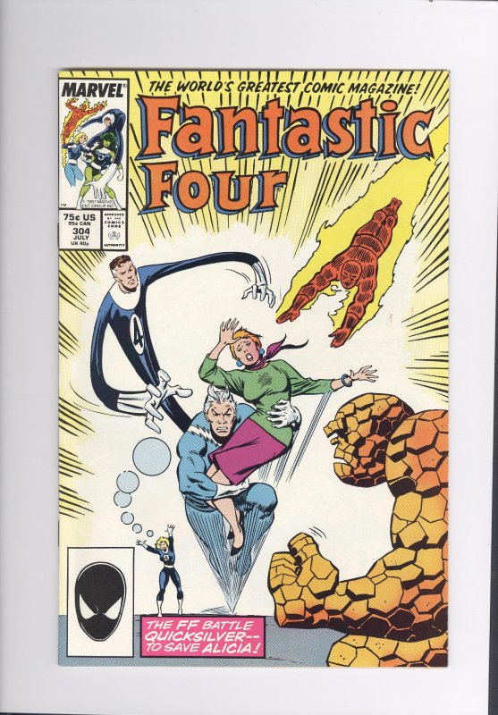 Fantastic Four # 304  NM-  High Grade (1987)