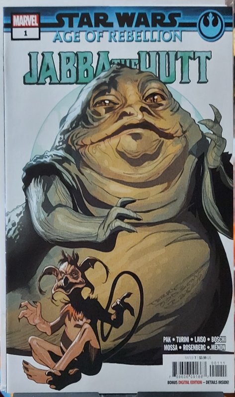 Star Wars: Age of Rebellion - Jabba the Hutt #1 (2019) NM