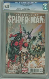 Superior Spider-Man #1 Variant Edition - Hastings - Mike Deodato Cover CGC 9.8!