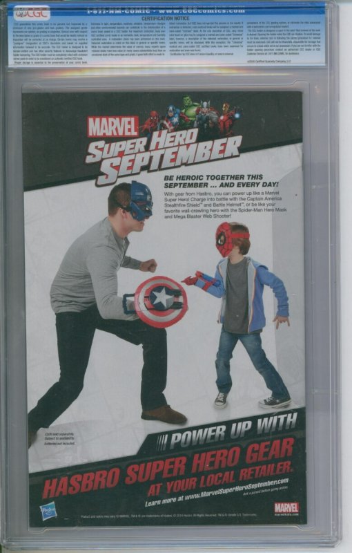 Marvel Comics Death Of Wolverine CGC 9.8 Young Variant Cover