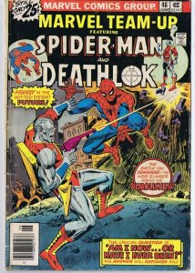 Marvel Team Up #46 ORIGINAL Vintage 1976 Marvel Comics Spider-Man Deathlok