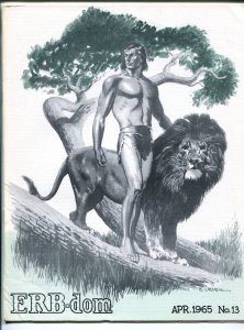 ERB-dom #13 1965-Edgar Rice Burroughs & Tarzan fanzine-Reed Crandall-VF