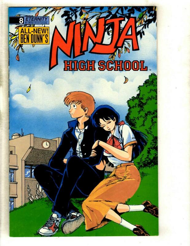 9 Ninja High School Eternity Comics # 7 8 9 10 11 12(2) 13 14 Jeremy Feeple JF8