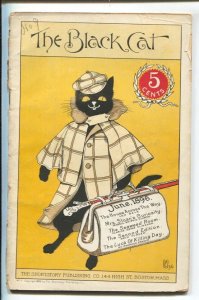 Black Cat #9 6/1896-Nelly Littlehale Umstaetter cover-McPherson FraserEarly i...