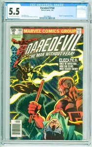 Daredevil #168 (1981) CGC 5.5! OWW Pages!