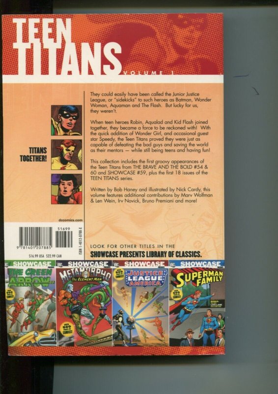 DC SHOWCASE PRESENTS: TEEN TITANS VOL.1 (FN/VF) NICK CARDY!! 2006