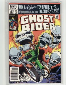 Ghost Rider #65 Newsstand Edition (1982) Ghost Rider