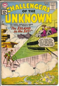 Challengers of The Unknown #23 1961-DC-Island In The Sky-VG