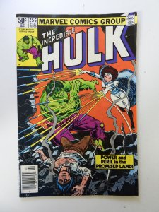 The Incredible Hulk #256 (1981) VF- condition