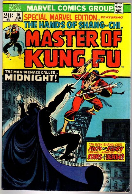 MASTER OF KUNG FU  16 VG- Feb. 1974