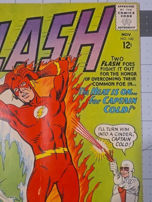 Flash #140?-1st App Heat Wave—The Heat Is On For Captain Cold—DC Comics—Nov1963