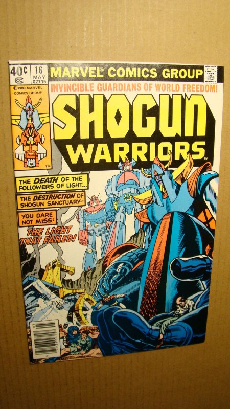 SHOGUN WARRIORS 16 *NM 9.4* HERB TRIMPE ART BRONZE AGE MARVEL 1979 