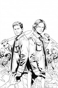 Supernatural (Dynamite) #4H VF/NM ; Dynamite | 1:15 Variant B&W