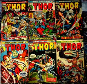 THOR 195-355, 44 dif + Ann 8-10; 1972-1985 Marvel Comics Mighty Avenger G-VG/+