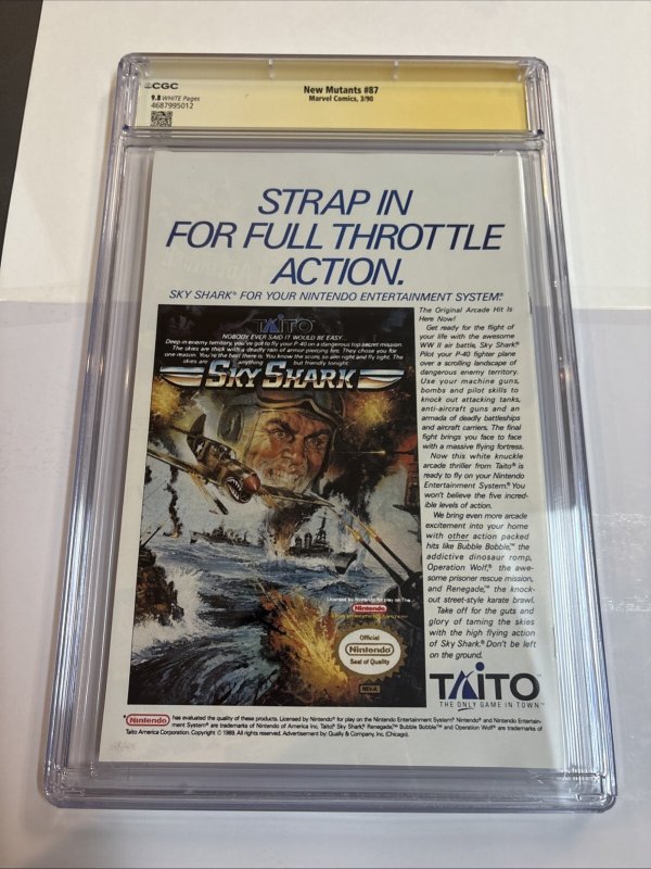 New Mutants (1990) # 87 (CGC 9.8 SS) Signed Rob Leifeld • 1st App Cable