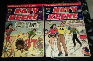 KATY KEENE 14 16 Pin Up Golden Age Comics PAPER DOLLS archie bill woggon art gga