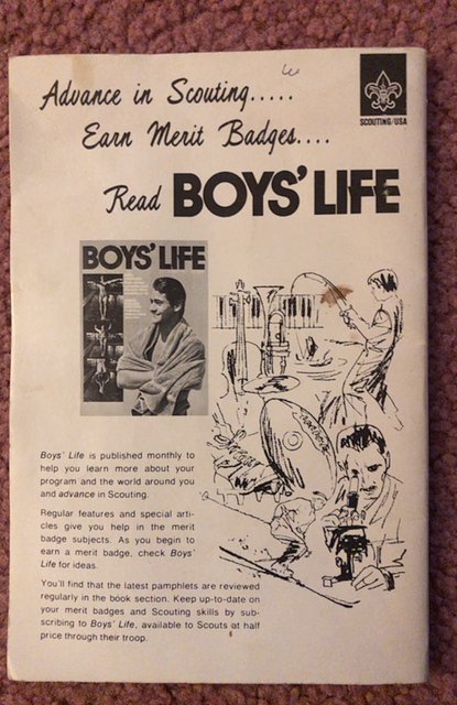 Boy Scouts of America rowing handbook 1964, scouting Memento?