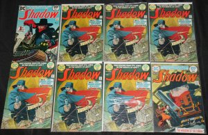 DC Bronze Age THE SHADOW 53 Comic Lot MOST FN-VF Dealer Lot #1-12 (SOME DUPES)