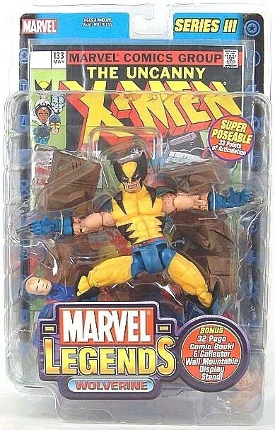 (2002) MARVEL LEGENDS SERIES III WOLVERINE FIGURE MIP! X-MEN!