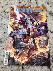 Transformers # 20 NM 1st Print Variant Cover Image Comic Book Skybound 17 J436