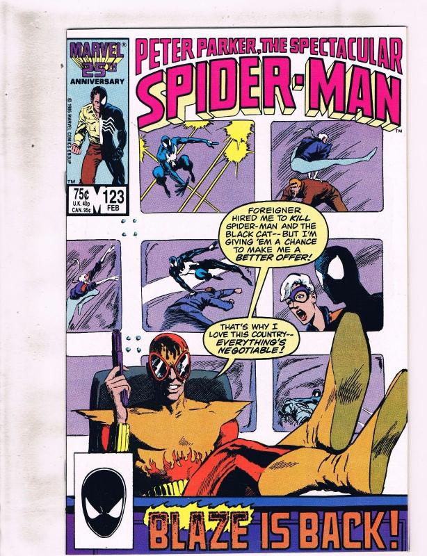 Lot of 7 Peter Parker Spider-Man Marvel Comics #119 120 121 122 123 124 125 AK8