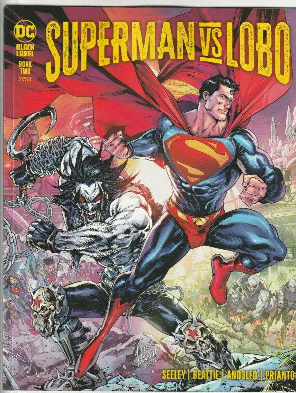 Superman VS Lobo # 2 Cover B NM DC Black Label 2021