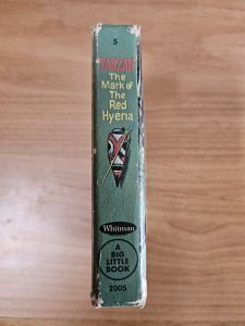 Vintage Tarzan Big Little Book the Mark of the Red Hyena 1967 Condition VG