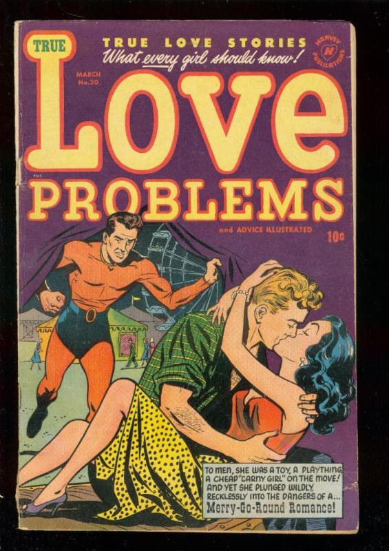 LOVE PROBLEMS AND ADVICE ILLUSTRATED #20 1953-CIRCUS VG