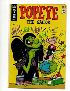 Popeye # 85 VF King Silver Age Comic Book Olive Oil Cartoon Spinach J371