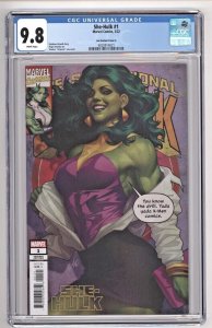 She-Hulk #1 (CGC 9.8) NM/MT Stanley' Artgerm' Lau Variant