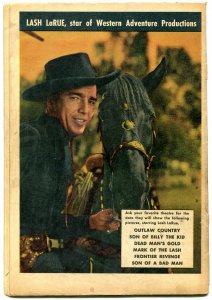 Six-Gun Heroes #9 1951- Rocky Lane- Lash Larue- Hopalong Cassidy VG