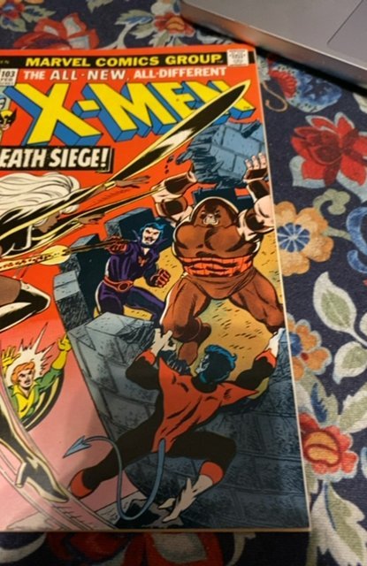 The X-Men #103 (1977)death siege Black Tom Cassaday/juggernaut