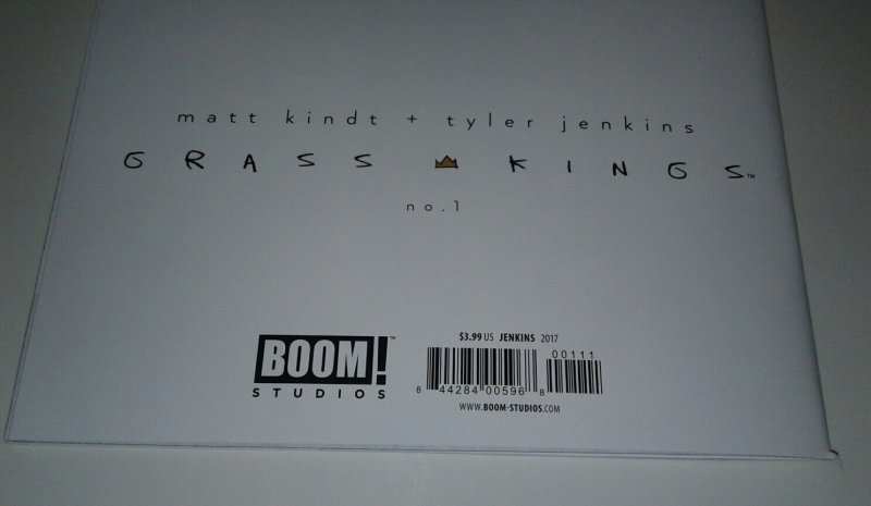 Grass Kings 1 NM Boom! Studios Kindt Jenkins