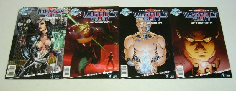 William F. Nolan's Logan's Run: Aftermath #1-4 VF/NM complete series set lot 2 3