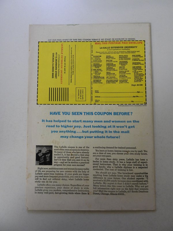 The Avengers #122 (1974) FN- condition MVS intact stains back cover