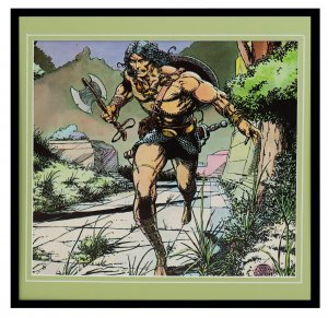 VINTAGE 1977 Marvel Conan the Barbarian Framed 12x12 Poster Display