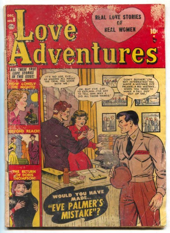 Love Adventures #8 1951- Atlas Romance- Jerry Robinson FAIR