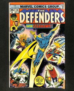 Defenders #28 1st Full Starhawk!