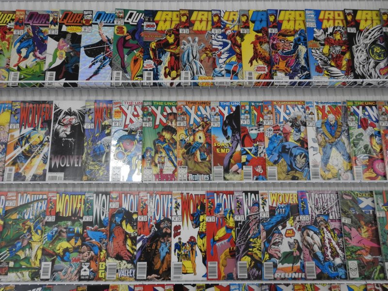 Huge Lot of 210+ Comics W/ Iron Man, Moon Knight, Wolverine Avg. FN+ Condition!