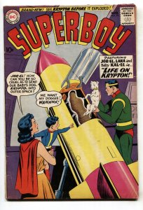 SUPERBOY #79 1960-LIFE ON KRYPTON JOR-EL KRYPTO-DC comic book