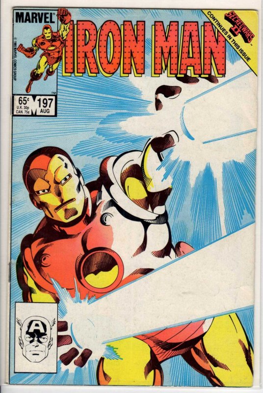 Iron Man #197 Direct Edition (1985) 4.5 VG+