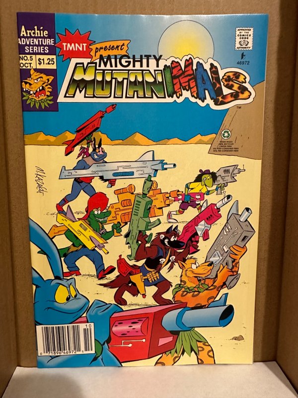 Mighty Mutanimals #5 NEWSSTAND (1992) Archie Adventure Series