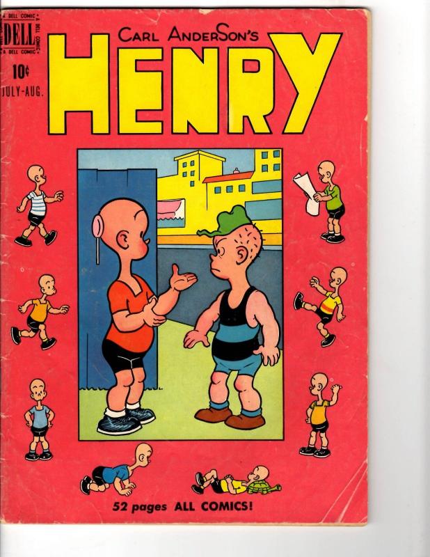 Henry # 14 VG/FN 1950 Dell Comic Book Golden Age Carl Anderson JL17