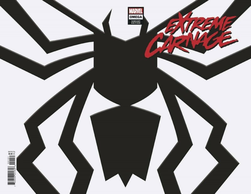 Extreme Carnage Omega # 1 Symbiote 1:50 Variant Cover NM Marvel [B9]