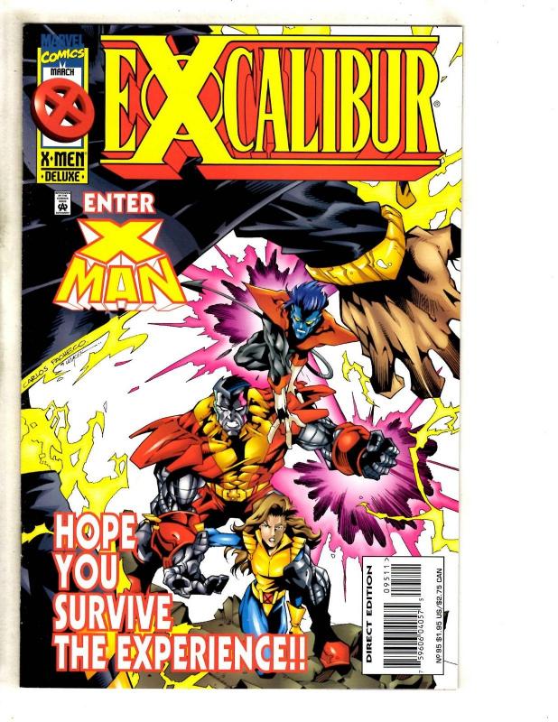 Lot Of 10 Excalibur Marvel Comic Books # 86 87 88 89 90 91 92 93 94 95 X-Men DB6