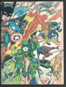 Steranko History of Comics #1 1970-Supergraphics-1st edition-pulp & comic cov...