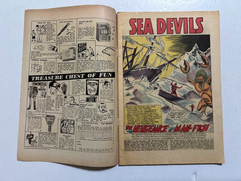 Sea Devils #24 VG- 3.5 DC Comics 1965