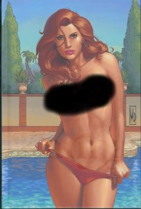 Karma Hardcover Graphic Novel Dynamite 2022 Topless Variant