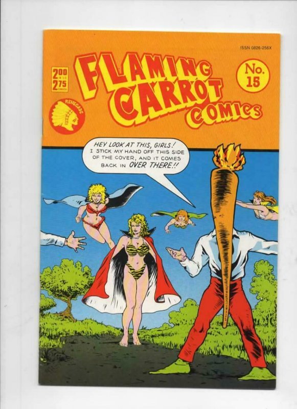 FLAMING CARROT #15, VF+, Bob Burden, Monster Fighter ,1984 1987 more FC in store